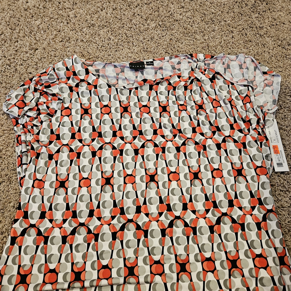 Stylish Geometric Print Women's Top